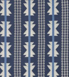 Chimayo Fabric by Osborne & Little Indigo/Denim Chimayo Fabric by Osborne & Little Indigo/Denim