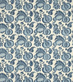China Blue Fabric by Sanderson Indigo / Neutral China Blue Fabric by Sanderson Indigo / Neutral