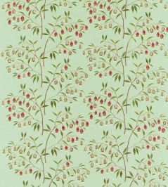 Chinese Lantern Fabric by Sanderson Mint & Apricot Chinese Lantern Fabric by Sanderson Mint & Apricot