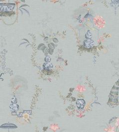 Chinese Porcelain Wallpaper by Eijffinger Light Blue Chinese Porcelain Wallpaper by Eijffinger Light Blue