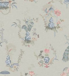 Chinese Porcelain Wallpaper by Eijffinger Sand Chinese Porcelain Wallpaper by Eijffinger Sand