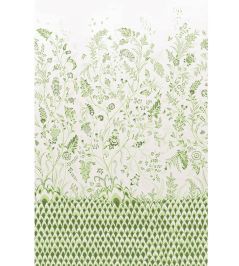 Chinoiserie Grande Panel Set Mural by Schumacher Leaf Green Chinoiserie Grande Panel Set Mural by Schumacher Leaf Green