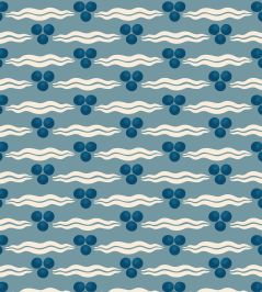 Chintamani Wallpaper by Ottoline Antique Blue Chintamani Wallpaper by Ottoline Antique Blue