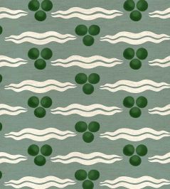 Chintamani Fabric by Ottoline Antique Green Chintamani Fabric by Ottoline Antique Green
