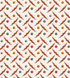 Chintamani Trellis Wallpaper by Ottoline Rusty Orange Chintamani Trellis Wallpaper by Ottoline Rusty Orange