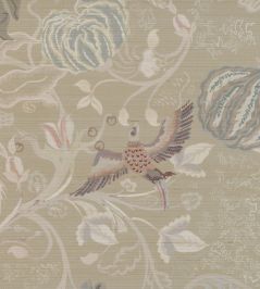 Chintz 21 Grasscloth Wallpaper by Parker & Jules Sepia Stone Chintz 21 Grasscloth Wallpaper by Parker & Jules Sepia Stone