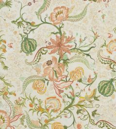Chintz 21 Fabric by Parker & Jules Raffia Rose Chintz 21 Fabric by Parker & Jules Raffia Rose