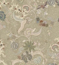 Chintz 21 Wallpaper by Parker & Jules Sepia Stone Chintz 21 Wallpaper by Parker & Jules Sepia Stone