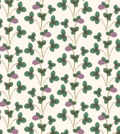 Chintz Constance Wallpaper by Ottoline Green and Lilac Chintz Constance Wallpaper by Ottoline Green and Lilac