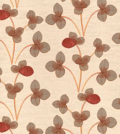 Chintz Constance Fabric by Ottoline Ochre Red Chintz Constance Fabric by Ottoline Ochre Red