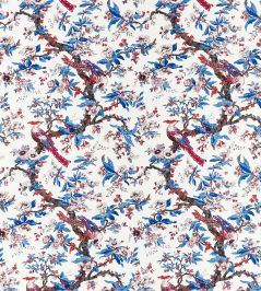 Chintz Fabric by Zoffany Cobalt Chintz Fabric by Zoffany Cobalt