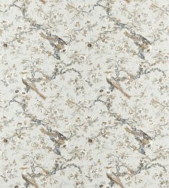 Chintz Fabric by Zoffany Quartz Grey Chintz Fabric by Zoffany Quartz Grey