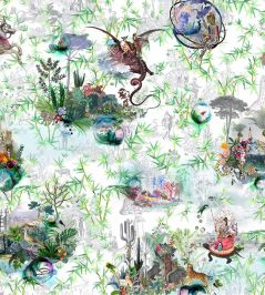 Reveries Wallpaper by Christian Lacroix Vert Buis Reveries Wallpaper by Christian Lacroix Vert Buis