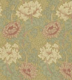 Chrysanthemum Wallpaper by Morris & Co Pink/Yellow/Green Chrysanthemum Wallpaper by Morris & Co Pink/Yellow/Green
