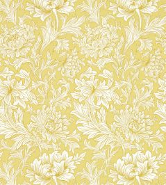 Chrysanthemum Toile Wallpaper by Morris & Co Weld Chrysanthemum Toile Wallpaper by Morris & Co Weld