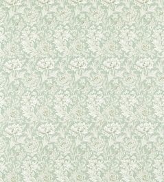 Chrysanthemum Toile Fabric by Morris & Co Willow Chrysanthemum Toile Fabric by Morris & Co Willow