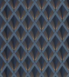 Chrysler Wallpaper by Casadeco Bleu Orage Chrysler Wallpaper by Casadeco Bleu Orage