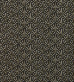 Chrysler Wallpaper by Clarke & Clarke Noir Chrysler Wallpaper by Clarke & Clarke Noir