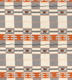 Chubby Check Fabric by Christopher Farr Cloth Grey Chubby Check Fabric by Christopher Farr Cloth Grey