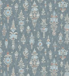 Citadel Fabric by Lewis & Wood Blue Almond Citadel Fabric by Lewis & Wood Blue Almond