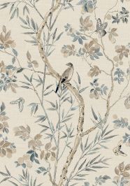 Claire Wallpaper by Thibaut Neutral Claire Wallpaper by Thibaut Neutral