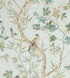 Claire Fabric by Thibaut Spa Blue Claire Fabric by Thibaut Spa Blue