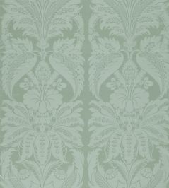 Clandon Damask Fabric by Zoffany Eau de Nil Clandon Damask Fabric by Zoffany Eau de Nil