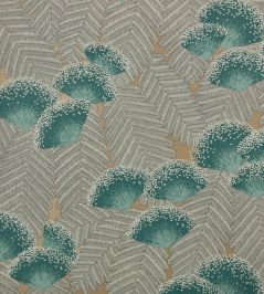 Clarice Wallpaper by 1838 Wallcoverings Emerald Clarice Wallpaper by 1838 Wallcoverings Emerald