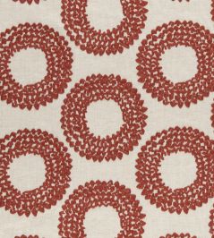 Dashiki Fabric by Clarke & Clarke Cinnabar Dashiki Fabric by Clarke & Clarke Cinnabar