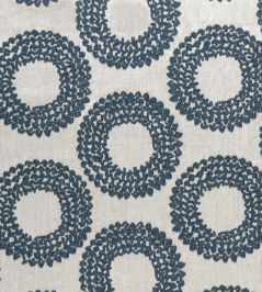 Dashiki Fabric by Clarke & Clarke Indigo Dashiki Fabric by Clarke & Clarke Indigo