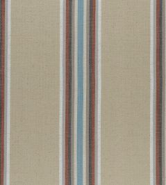 Imani Fabric by Clarke & Clarke Cinnabar/Aqua Imani Fabric by Clarke & Clarke Cinnabar/Aqua