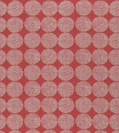Kiko Fabric by Clarke & Clarke Red Kiko Fabric by Clarke & Clarke Red