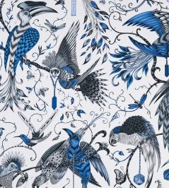 Emma J Shipley Audubon Fabric by Clarke & Clarke Blue Emma J Shipley Audubon Fabric by Clarke & Clarke Blue