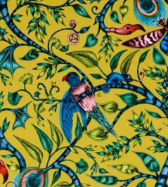 Emma J Shipley Rousseau Velvet Fabric by Clarke & Clarke Lime Emma J Shipley Rousseau Velvet Fabric by Clarke & Clarke Lime