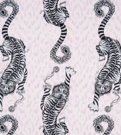 Emma J Shipley Tigris Fabric by Clarke & Clarke Pink Emma J Shipley Tigris Fabric by Clarke & Clarke Pink