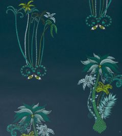Emma J Shipley Jungle Palms Wallpaper by Clarke & Clarke Navy Emma J Shipley Jungle Palms Wallpaper by Clarke & Clarke Navy