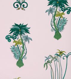 Emma J Shipley Jungle Palms Wallpaper by Clarke & Clarke Pink Emma J Shipley Jungle Palms Wallpaper by Clarke & Clarke Pink