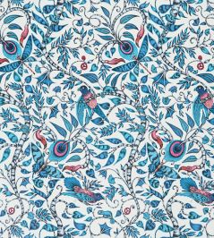 Emma J Shipley Rousseau Wallpaper by Clarke & Clarke Blue Emma J Shipley Rousseau Wallpaper by Clarke & Clarke Blue