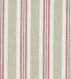 Alderton Fabric by Clarke & Clarke Raspberry/Linen Alderton Fabric by Clarke & Clarke Raspberry/Linen