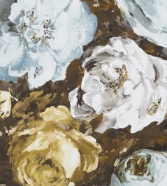 Floretta Wallpaper by Clarke & Clarke Mineral/Charcoal Floretta Wallpaper by Clarke & Clarke Mineral/Charcoal