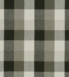 Austin Check Fabric by Clarke & Clarke Charcoal Austin Check Fabric by Clarke & Clarke Charcoal