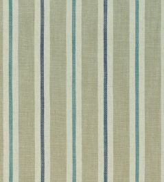 Sackville Stripe Fabric by Clarke & Clarke Eau De Nil/Linen Sackville Stripe Fabric by Clarke & Clarke Eau De Nil/Linen