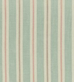 Sackville Stripe Fabric by Clarke & Clarke Mineral/Blush Sackville Stripe Fabric by Clarke & Clarke Mineral/Blush