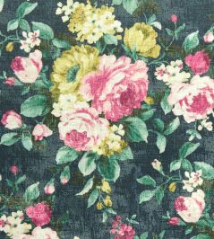 Emeline Fabric by Clarke & Clarke Indigo Emeline Fabric by Clarke & Clarke Indigo