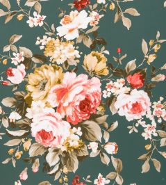 Emeline Wallpaper by Clarke & Clarke Jade Emeline Wallpaper by Clarke & Clarke Jade