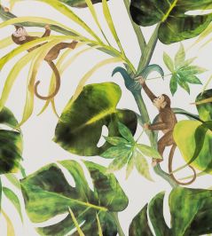 Monkey Business Wallpaper by Clarke & Clarke Natural Monkey Business Wallpaper by Clarke & Clarke Natural