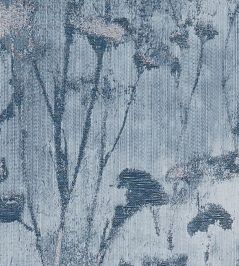 Silhouette Fabric by Clarke & Clarke Denim Silhouette Fabric by Clarke & Clarke Denim