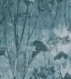 Silhouette Fabric by Clarke & Clarke Kingfisher Silhouette Fabric by Clarke & Clarke Kingfisher