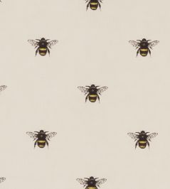 Abeja Fabric by Clarke & Clarke Ivory Abeja Fabric by Clarke & Clarke Ivory