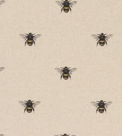 Abeja Fabric by Clarke & Clarke Linen Abeja Fabric by Clarke & Clarke Linen